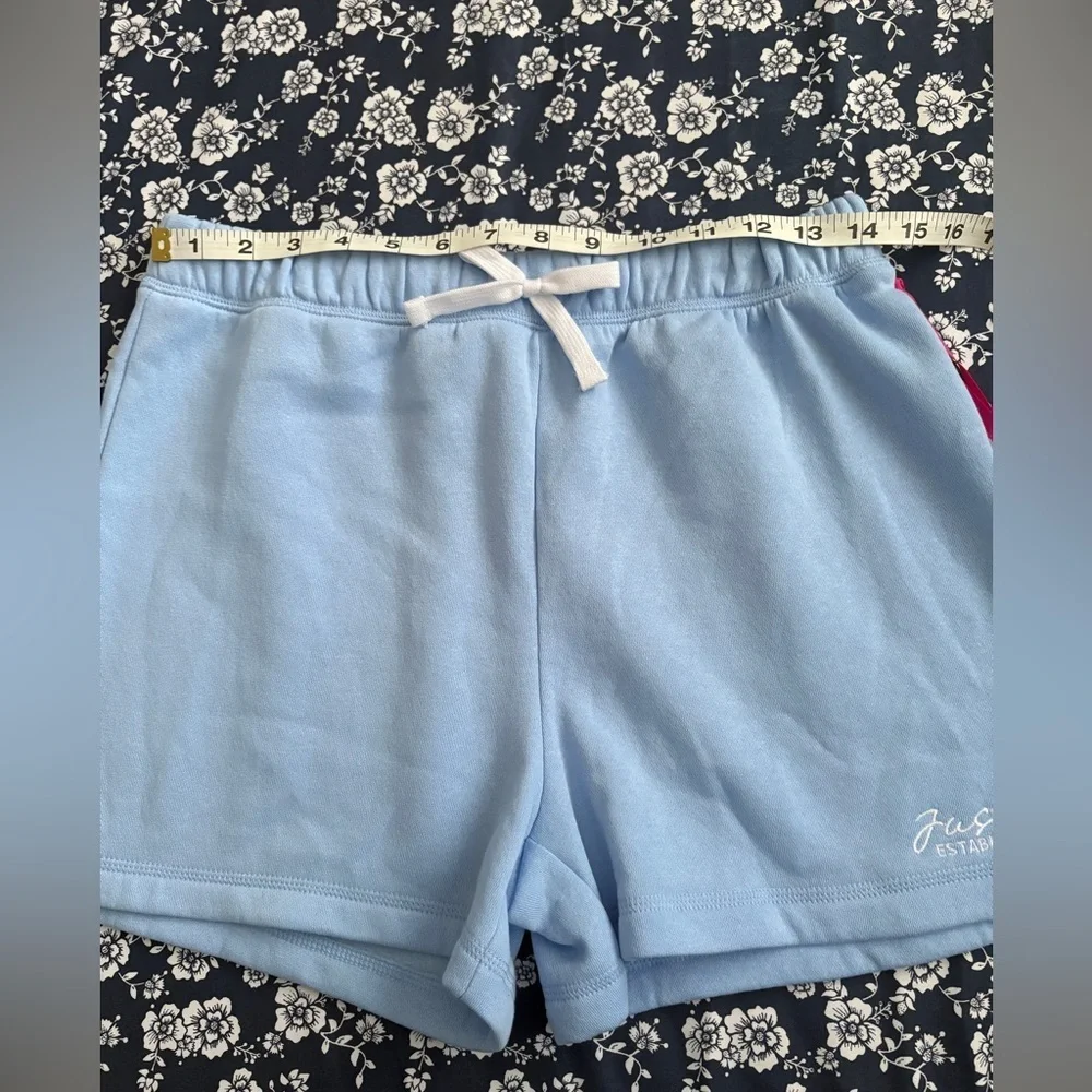 Justice Tie-Dye and Blue Kids Shorts